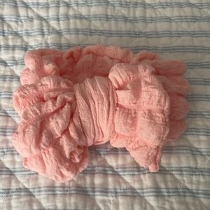 Chunky pink bow Etsy